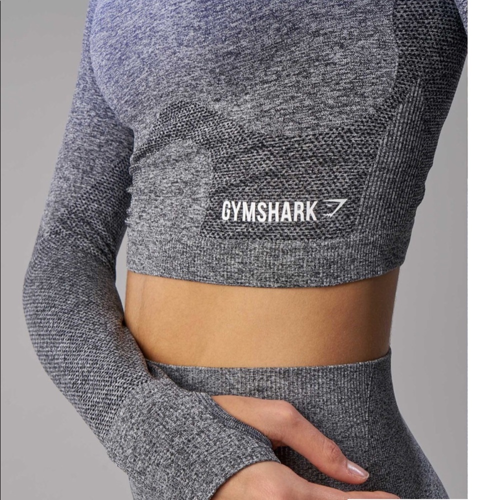 Ombré seamless crop top 👅